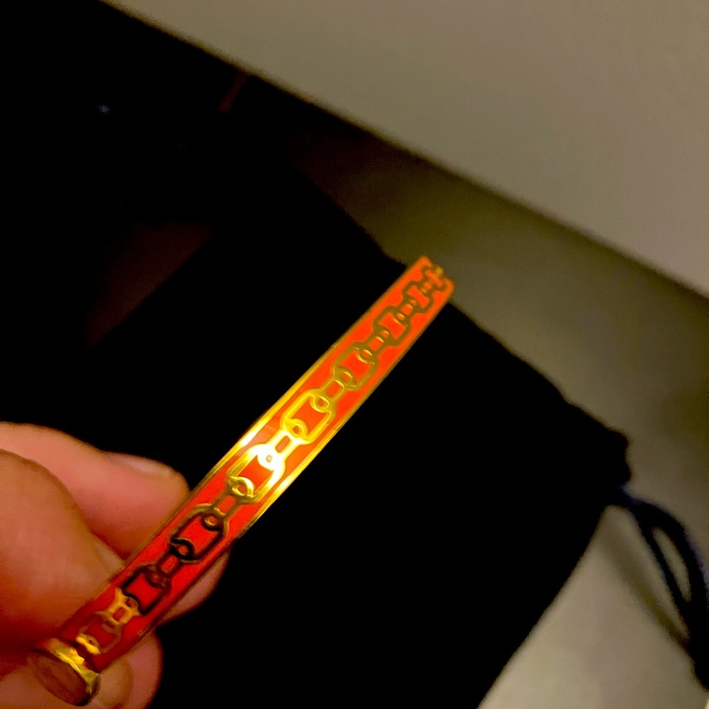 Halcyon Days.Skinny hinge bangle